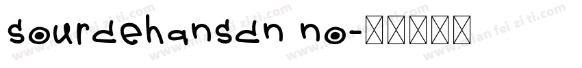 sourcehanscn no字体转换